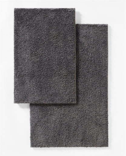 Spaces Exotica Light Grey Solid Polyester 2376 GSM Small Bath Mat – 40 x 60 CM