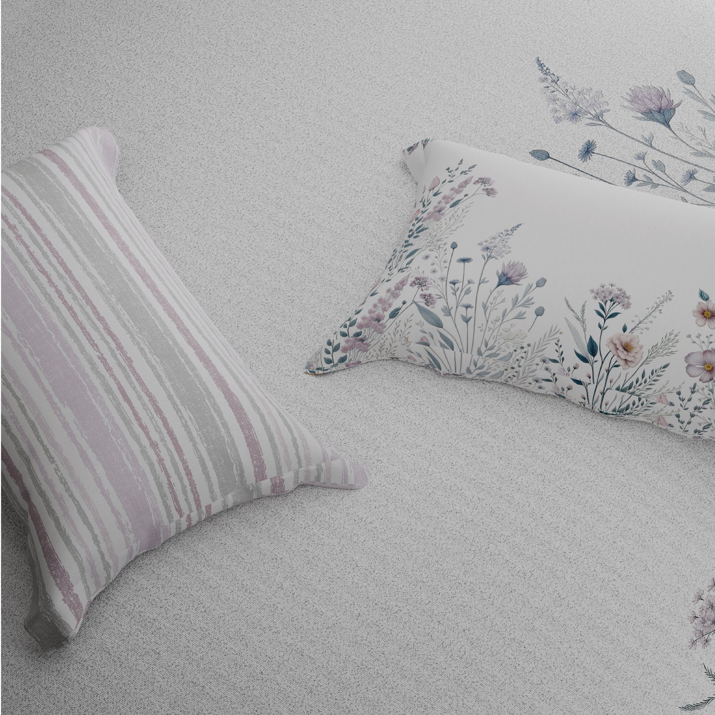 Spaces Riviera 100% Cotton 200 TC Percale Abstract Design Permium Large Bedsheet with 4 Pillow Covers, Taupe