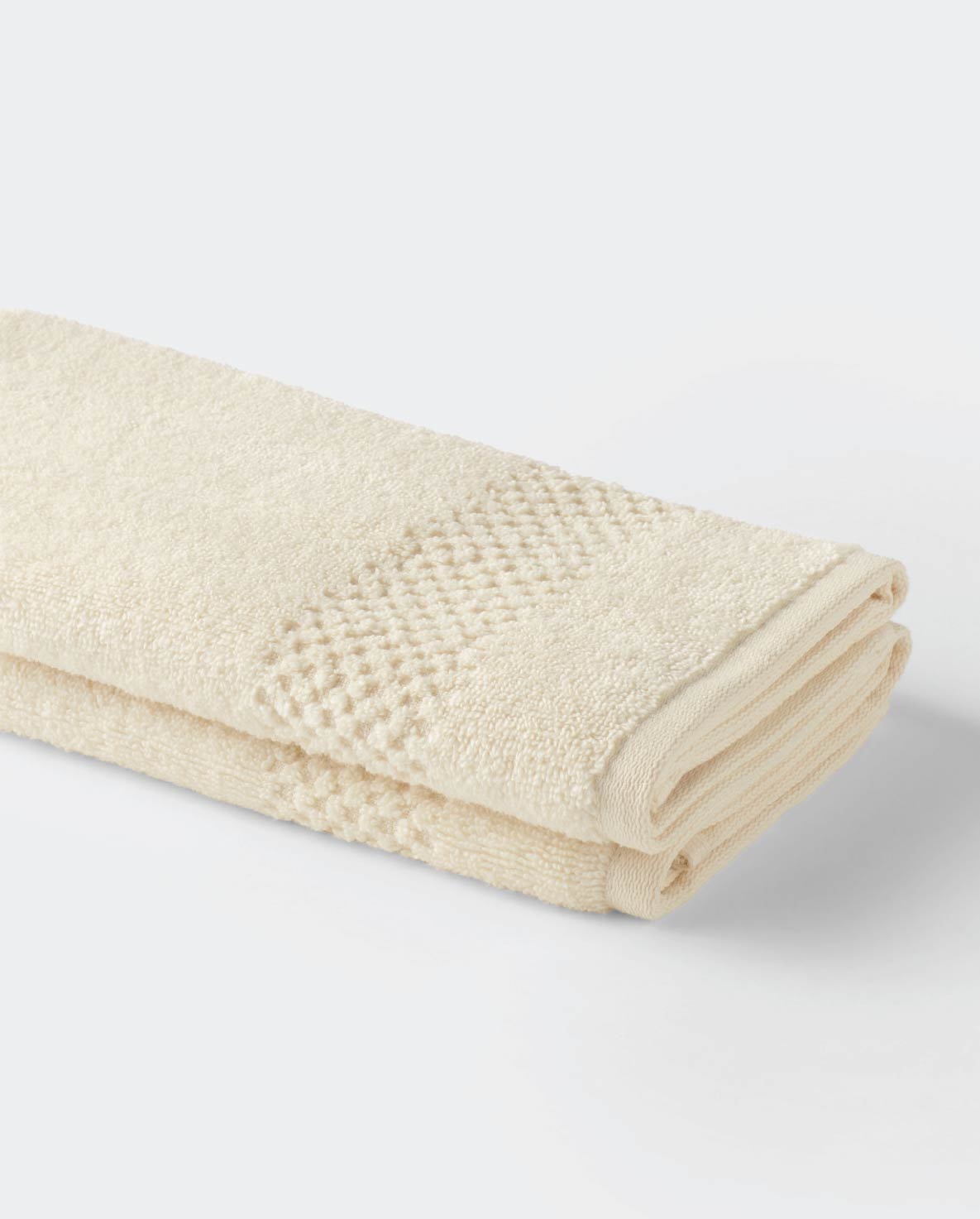 Spaces Swift Dry Beige Solid 100% Cotton 450 GSM Dobby Bath Towel – 75 X150 CM