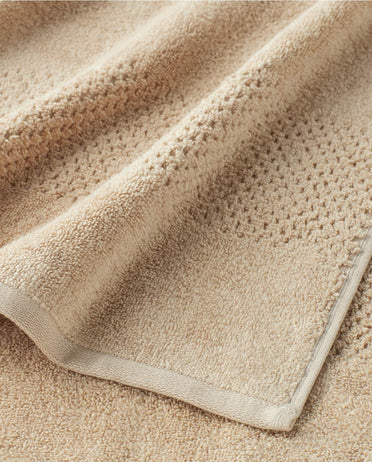 Spaces Swift Dry Light Brown Solid 100% Cotton 450 GSM Dobby Bath Towel – 75 X 150 CM
