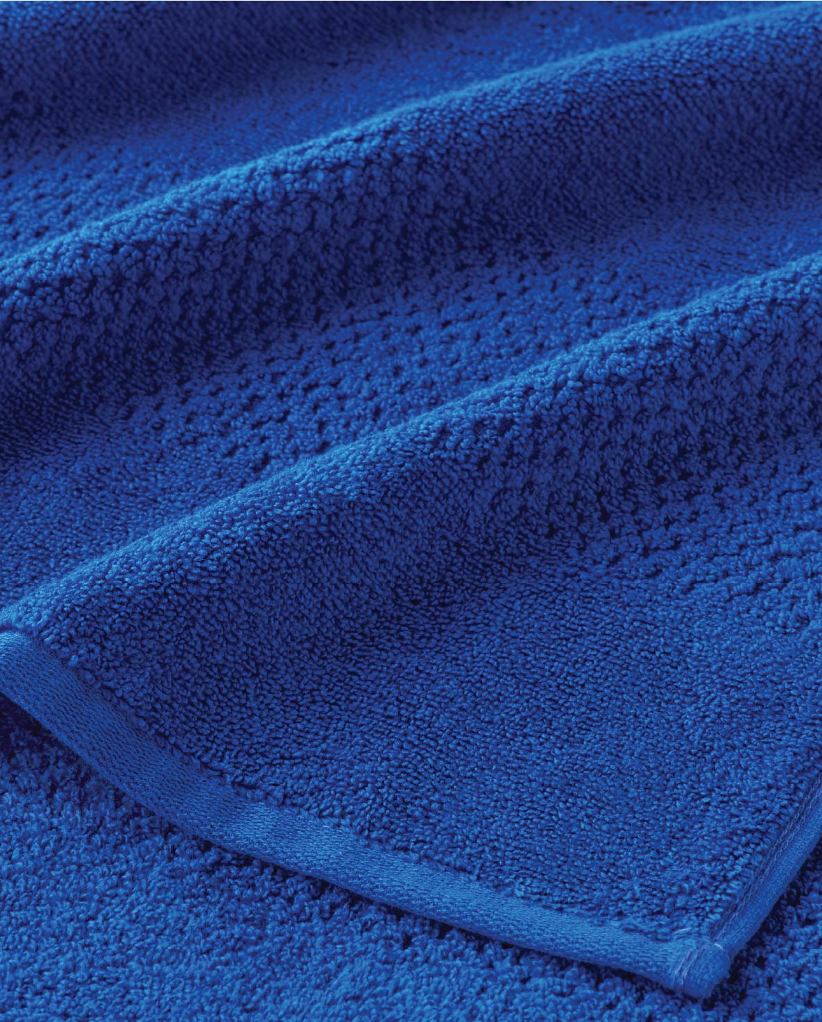 Spaces Swift Dry 100% Cotton 450 GSM Solid Dobby Dark Blue 2 Hand Towels – 40 x 60 CM