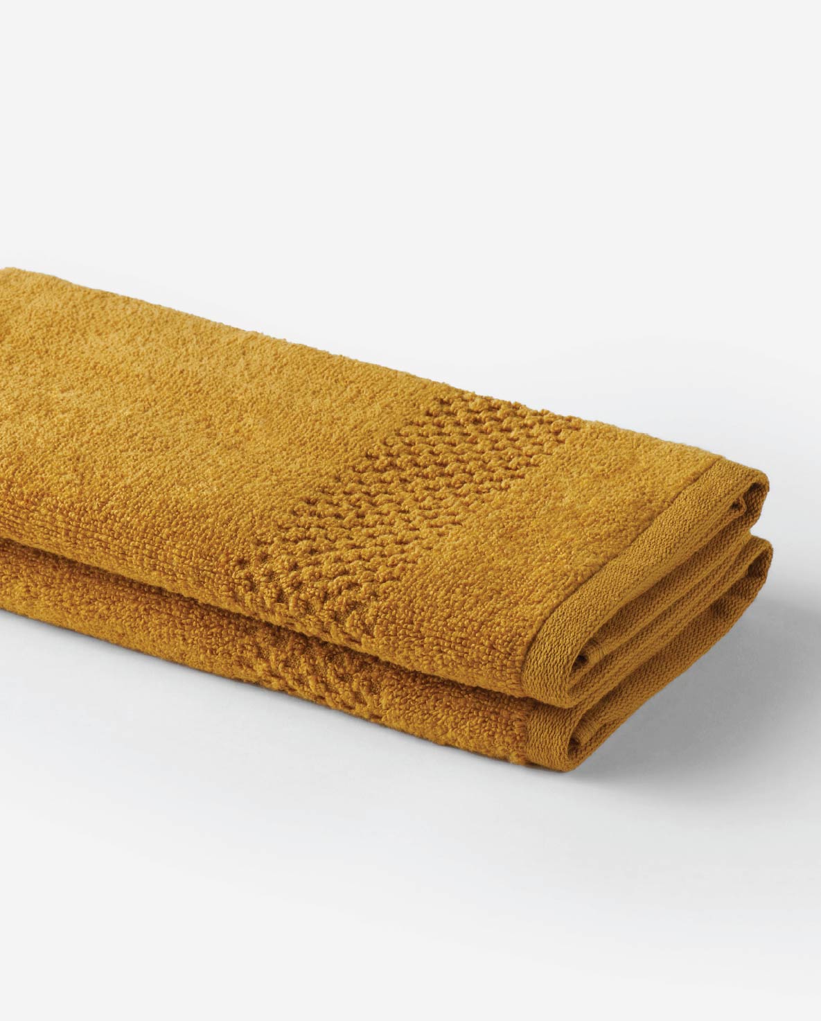 Spaces Swift Dry 100% Cotton 450 GSM Golden Solid 4 Face Towels Set – 30 x 30 CM