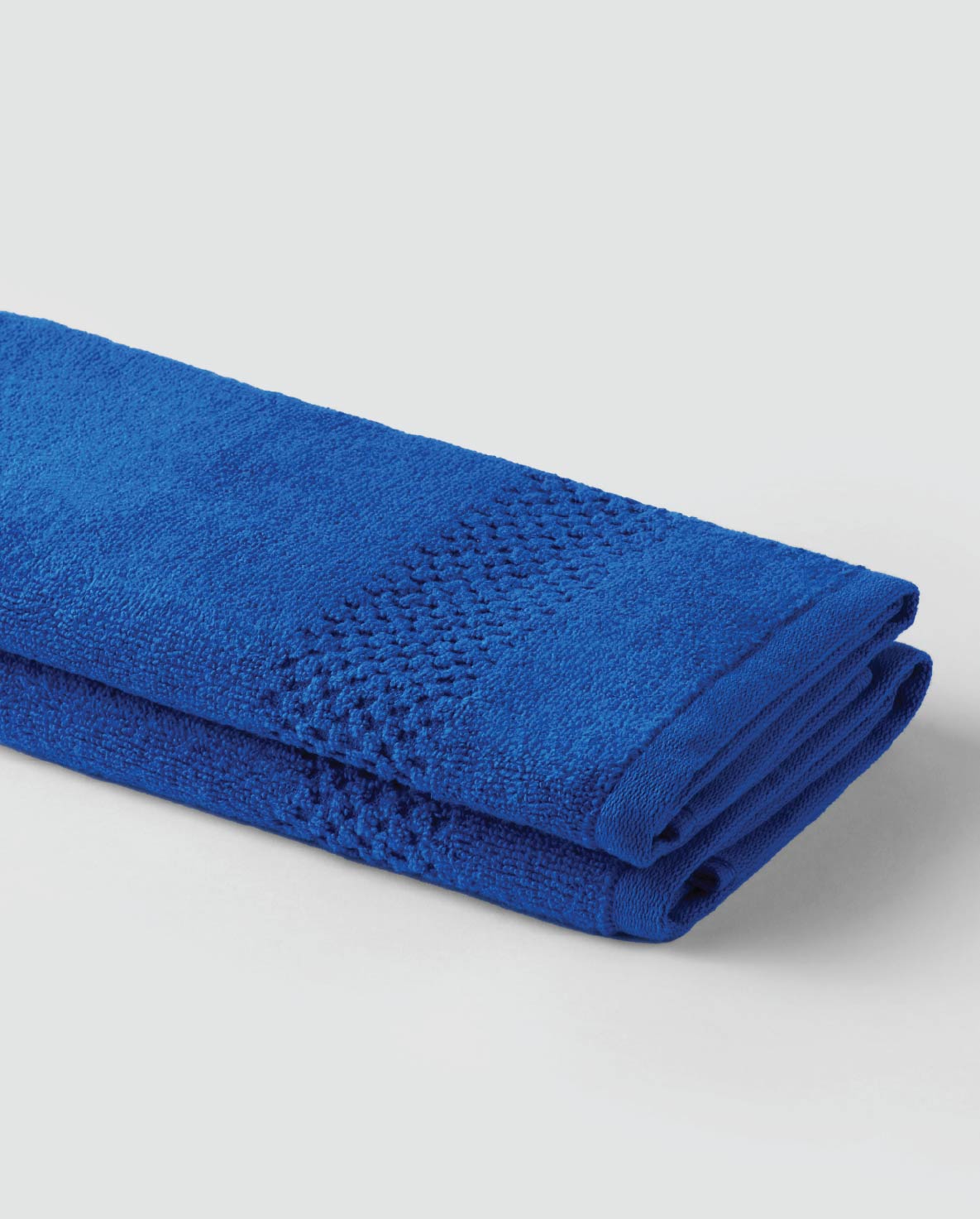 Spaces Swift Dry 100% Cotton 450 GSM Dark Blue Solid 4 Face Towels Set – 30 x 30 CM