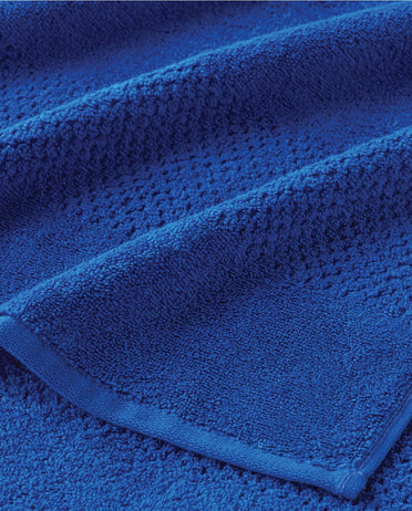 Spaces Swift Dry 100% Cotton 450 GSM Dark Blue Solid 4 Face Towels Set – 30 x 30 CM