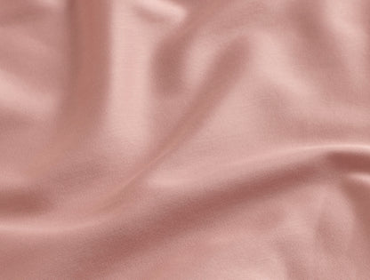 Spaces Aven Blush Solid 100% Cotton 210 TC Large Bedsheet with 2 Pillow Covers - 108 x 108 Inches