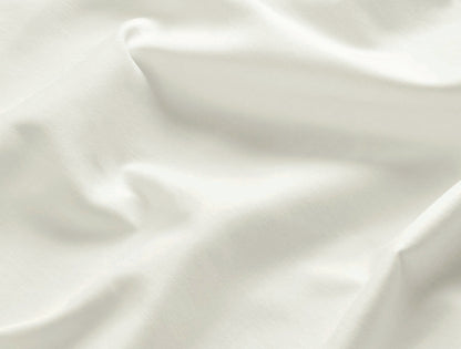 Spaces Aven White Solid 100% Cotton 210 TC Large Bedsheet with 2 Pillow Covers - 108 x 108 Inches