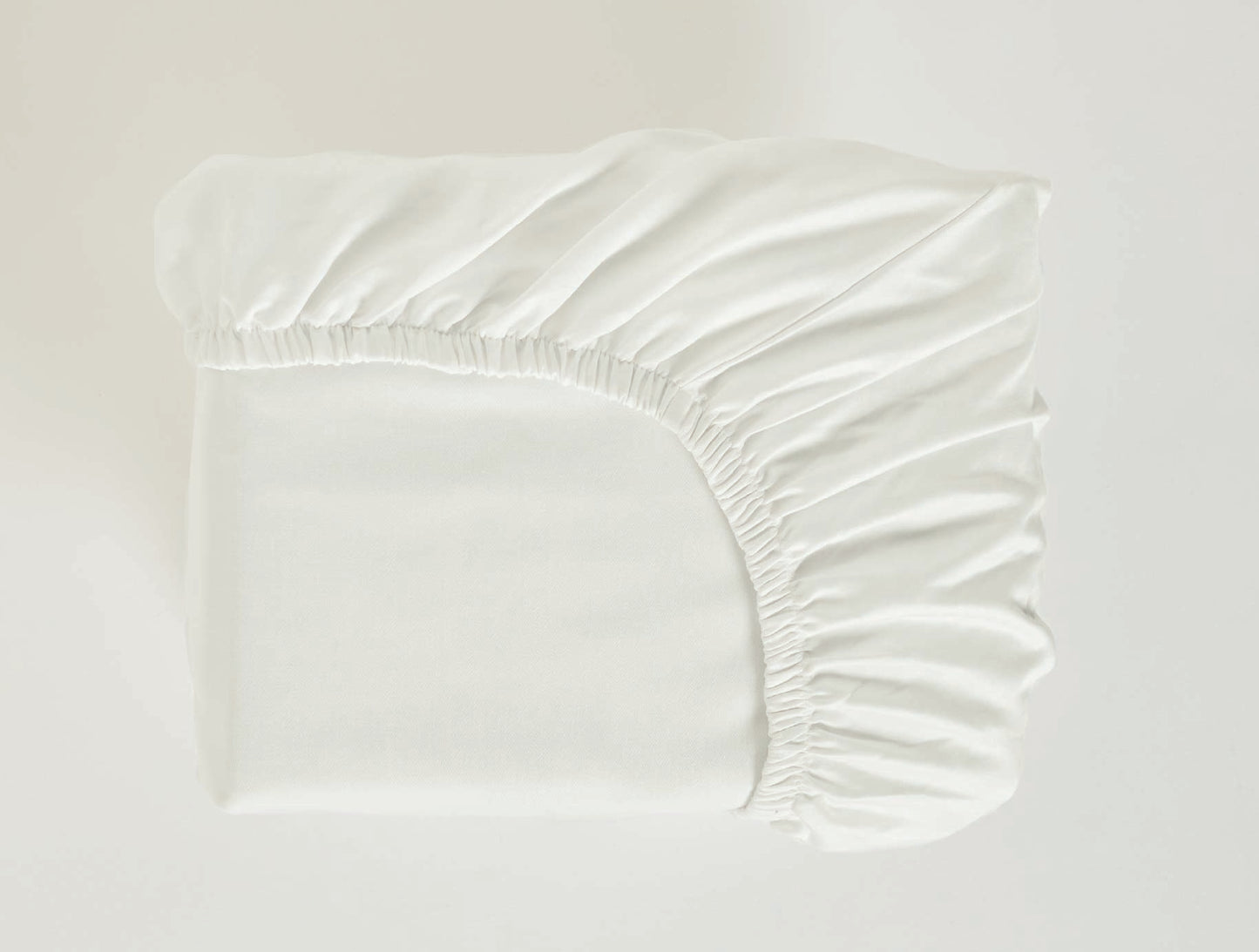 Spaces Aven White Solid 100% Cotton 210 TC Large Bedsheet with 2 Pillow Covers - 108 x 108 Inches