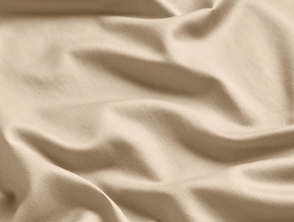 Spaces Aven  100% Cotton 210 TC Solid Brown Single Bedsheet with 1 Pillow Cover - 60 x 88 Inches