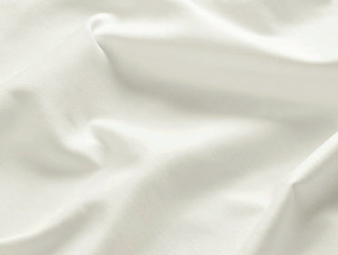 Spaces Aven  100% Cotton 210 TC Solid White Single Bedsheet with 1 Pillow Cover - 60 x 88 Inches
