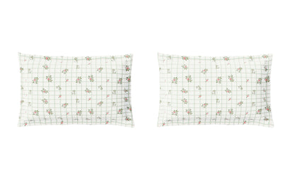 Spaces Aeris White Floral Cotton 144TC Percale Large Bedsheet Set
