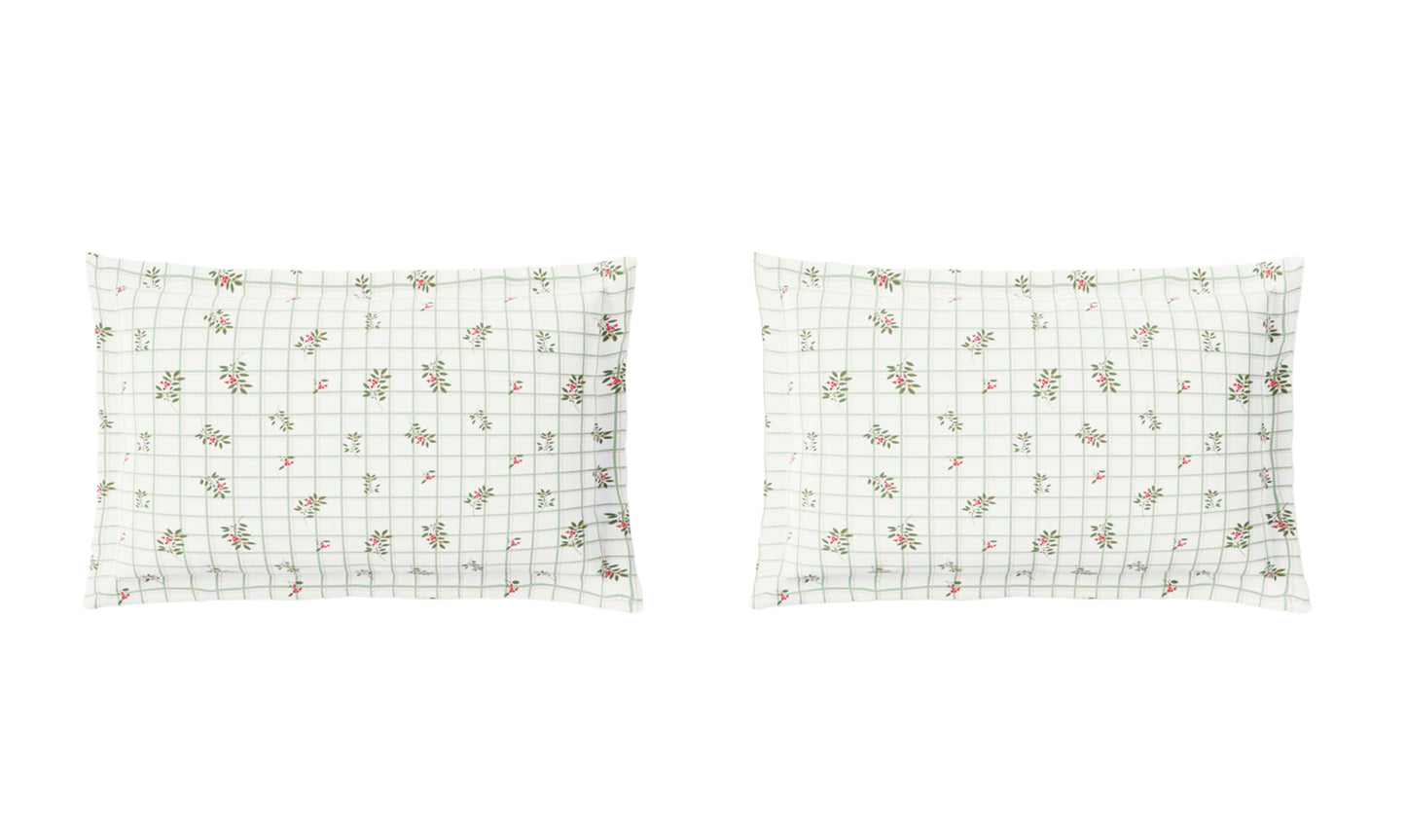 Spaces Aeris White Floral 100% Cotton 144 TC Queen Fitted Sheet