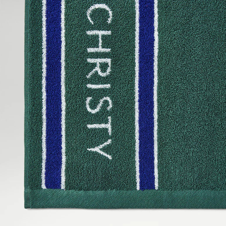 Wimbledon 100% Cotton 525 GSM Jacquard Champions Bath Towel - Green