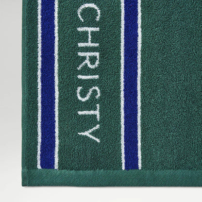 Wimbledon 100% Cotton 525 GSM Jacquard Champions Bath Towel - Green