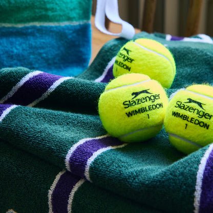 Wimbledon 100% Cotton 525 GSM Jacquard Champions Bath Towel - Green