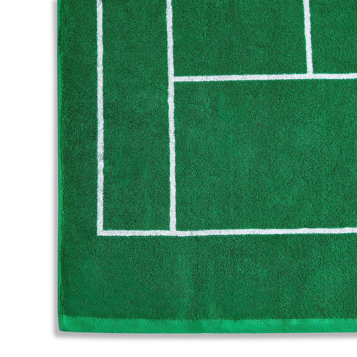 Wimbledon 100% Cotton 525 GSM Jacquard Champions Bath Towel - Green