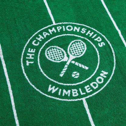 Wimbledon 100% Cotton 525 GSM Jacquard Champions Bath Towel - Green