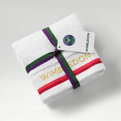 Wimbledon 100% Cotton 420 GSM Dobby Sports Bath towel - Strawberry