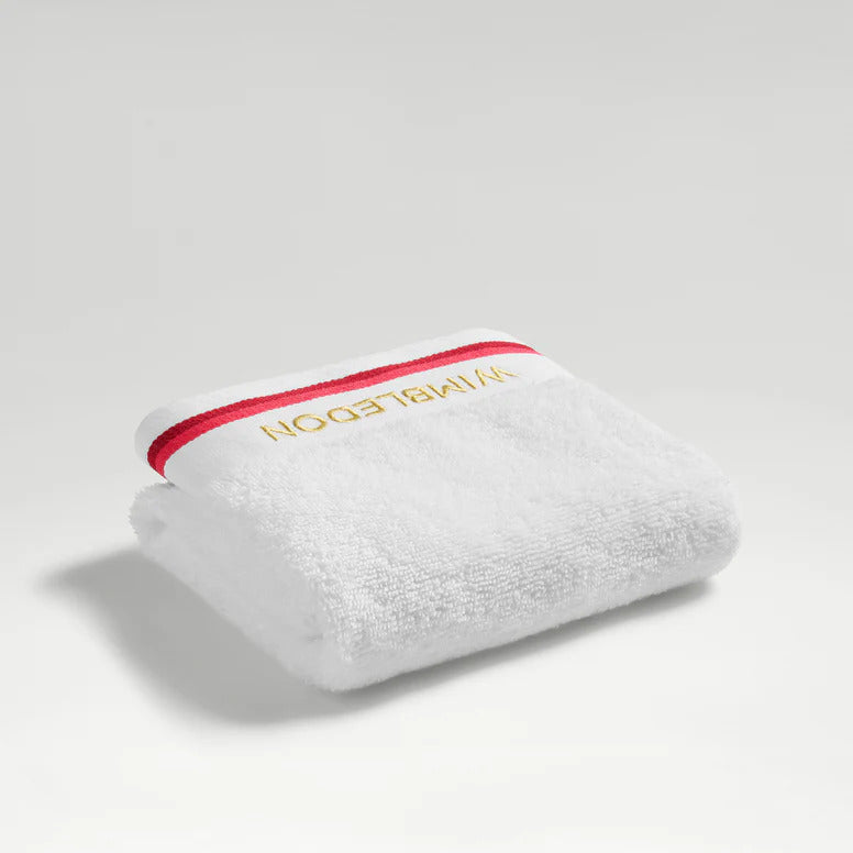 Wimbledon 100% Cotton 420 GSM Dobby Sports Bath towel - Strawberry