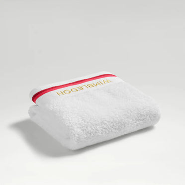Wimbledon 100% Cotton 420 GSM Dobby Sports Bath towel - Strawberry