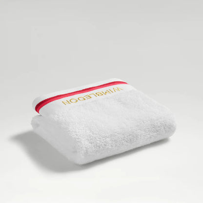 Wimbledon 100% Cotton 420 GSM Dobby Sports Bath towel - Strawberry
