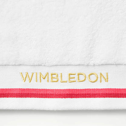 Wimbledon 100% Cotton 420 GSM Dobby Sports Bath towel - Strawberry