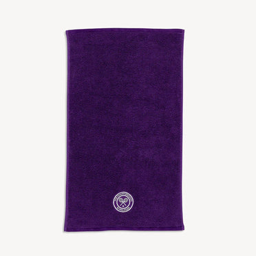Wimbledon 100% Cotton 520 GSM Dobby Plain Sports Hand Towel - Purple