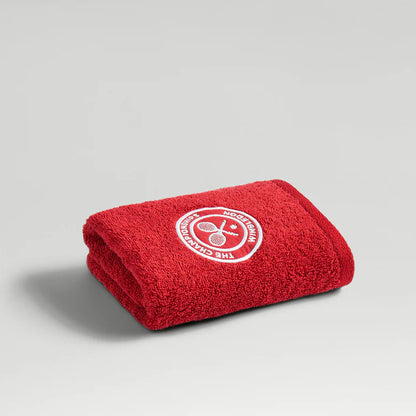 Wimbledon 100% Cotton 520 GSM Dobby Plain Sports Hand Towel - Strawberry