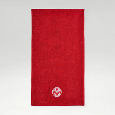 Wimbledon 100% Cotton 520 GSM Dobby Plain Sports Hand Towel - Strawberry