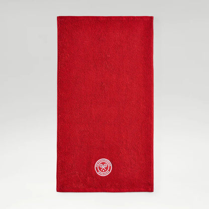 Wimbledon 100% Cotton 520 GSM Dobby Plain Sports Hand Towel - Strawberry