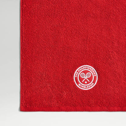 Wimbledon 100% Cotton 520 GSM Dobby Plain Sports Hand Towel - Strawberry