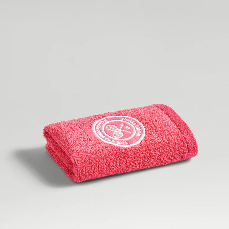 Wimbledon 100% Cotton 520 GSM Dobby Plain Sports Hand Towel - Pink