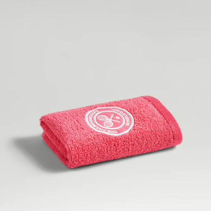 Wimbledon 100% Cotton 520 GSM Dobby Plain Sports Hand Towel - Pink