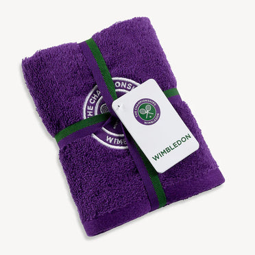 Wimbledon 100% Cotton 520 GSM Dobby Set of 2 Face Towel - Purple