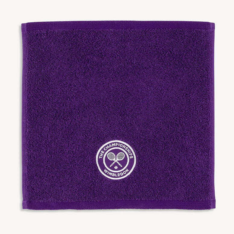 Wimbledon 100% Cotton 520 GSM Dobby Set of 2 Face Towel - Purple
