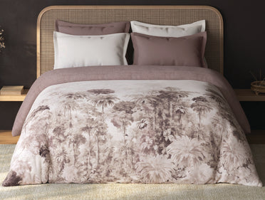 Spaces Sierra Taupe Floral 100% Hygro Cotton 210 TC Double Quilt - 88 x 106 Inches