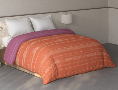 Spaces Fiora Rust Geometric 100% Cotton Double Quilt Blanket - 88 x 106 Inches