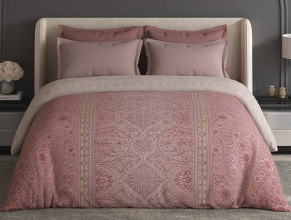 Spaces Meraki Blush Floral 100% Cotton 300 TC Double Quilt - 88 x 106 Inches