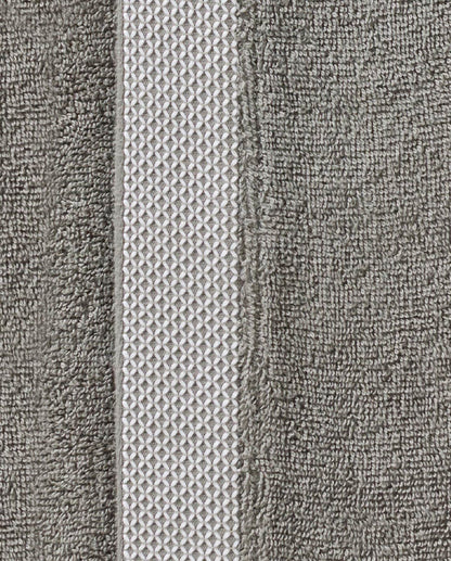 Spaces Hygro Cotton 400 GSM Stone Solid Dobby X-Large Bath Robe