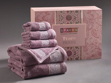 Spaces Tvara Grape Shake Towel Set | 100% Cotton, 400 GSM