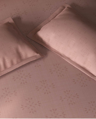 Spaces Avira Dusty Pink Ornate Microfiber Double Quilt - 88 x 106 Inches
