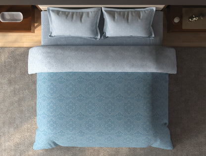 Spaces Avira Ether Ornate Microfiber Double Quilt - 88 x 106 Inches