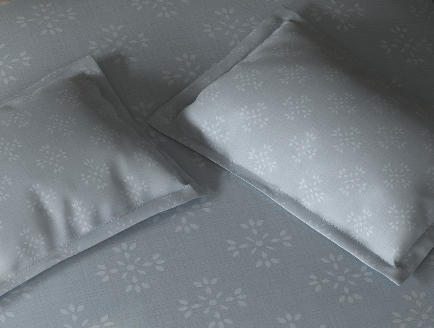 Spaces Avira Ether Ornate Microfiber Double Quilt - 88 x 106 Inches