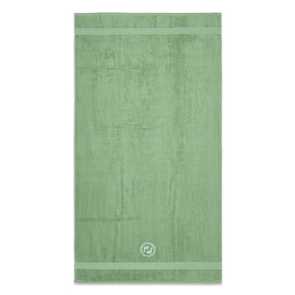Astrogram Pisces Zodiac 100% Cotton Bath Towel, 500 GSM, Embroidered, Light Green