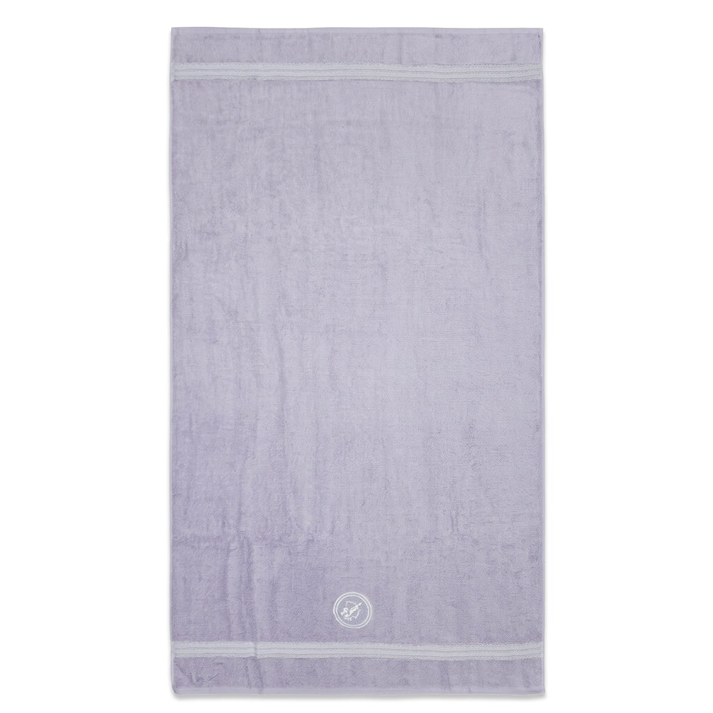 Astrogram Sagittarius Zodiac 100% Cotton Bath Towel, 500 GSM, Embroidered, Light Violet