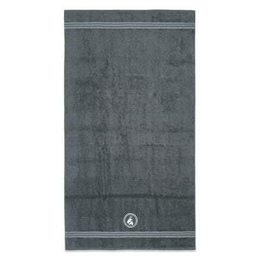 Astrogram Capricorn Zodiac 100% Cotton Bath Towel, 500 GSM, Embroidered, Dark Grey