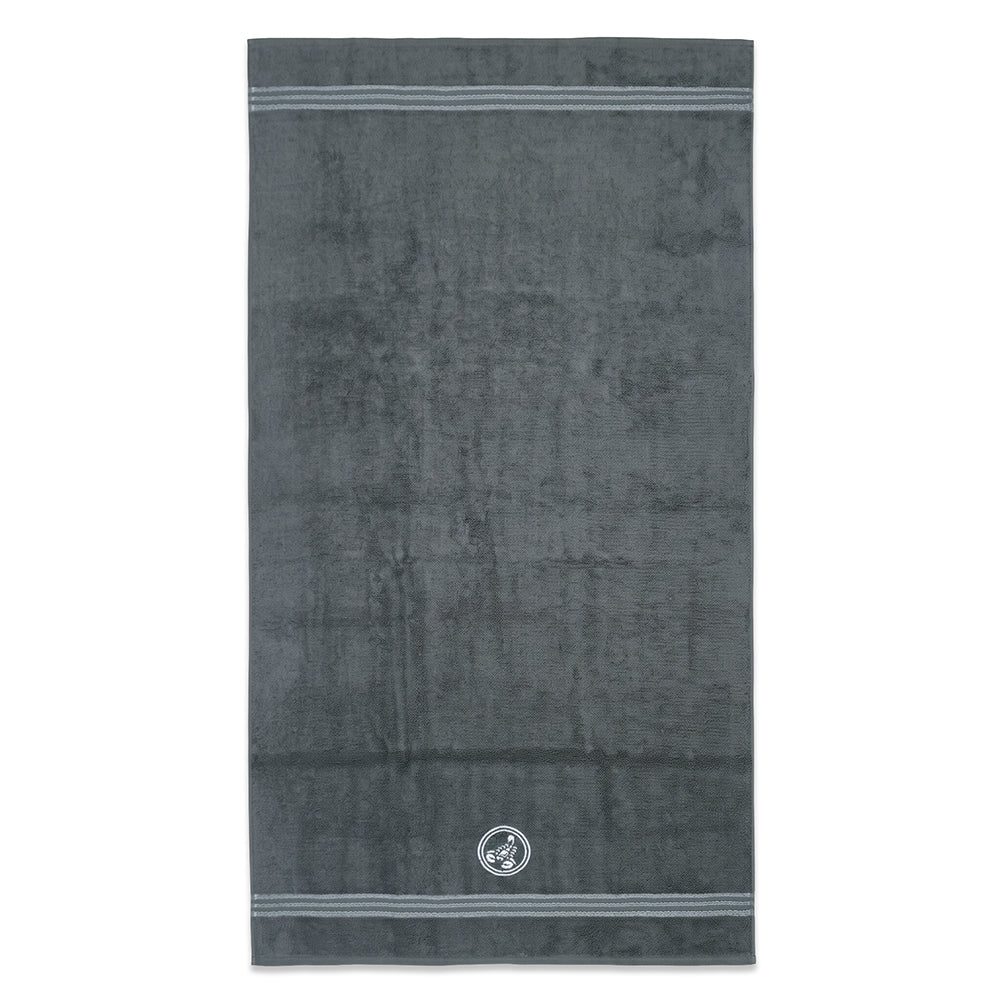 Astrogram Libra Zodiac 100% Cotton Bath Towel, 500 GSM, Embroidered, Blue