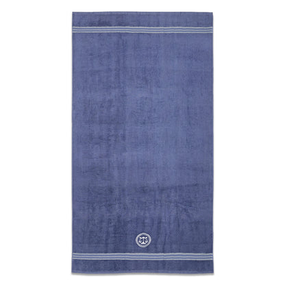 Astrogram Libra Zodiac 100% Cotton Bath Towel, 500 GSM, Embroidered, Blue
