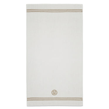 Astrogram Cancer Zodiac 100% Cotton Bath Towel, 500 GSM, Embroidered, White