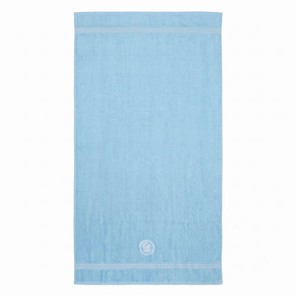 Astrogram Aquarius Zodiac 100% Cotton Bath Towel, 500 GSM, Embroidered, Light Blue