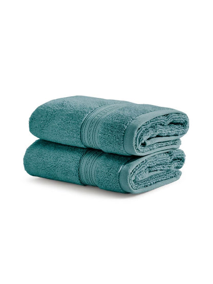 Opulent 100% Cotton Hand Towel, 550 GSM, Solid, Teal